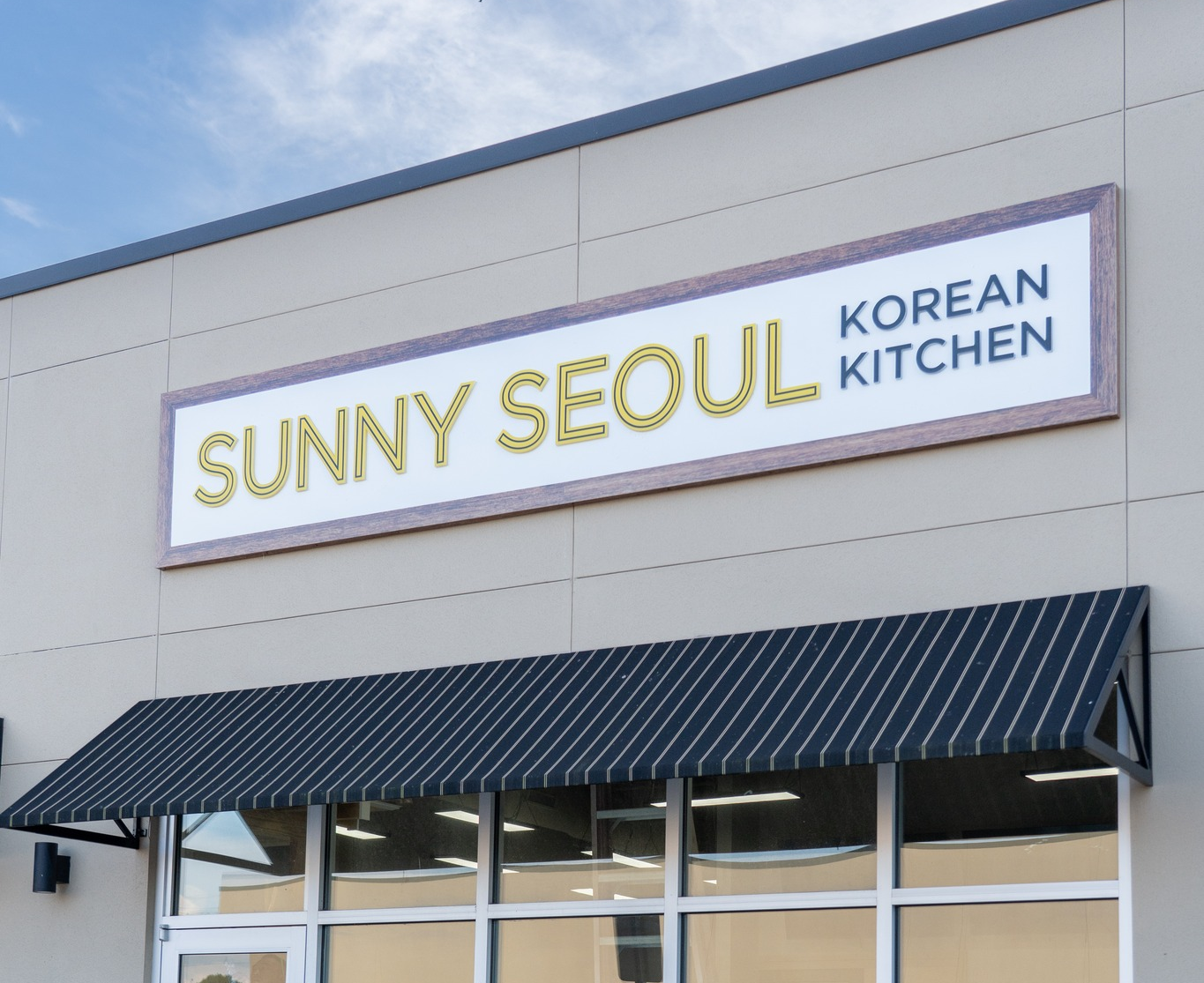 The Sunny Seoul Korean Kitchen sign on SR 64